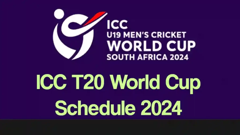 ICC T20 World Cup Schedule 2024