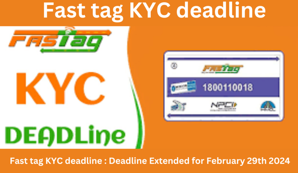 Fast tag KYC deadline