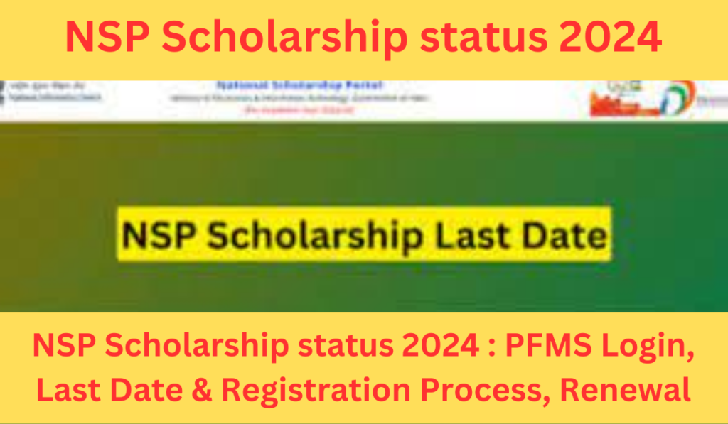 NSP Scholarship status 2024